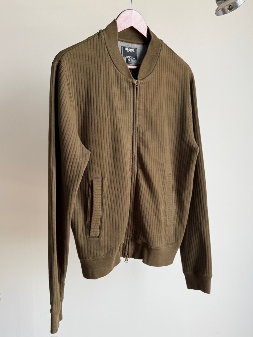 Todd Snyder Olive Bomber Jacket